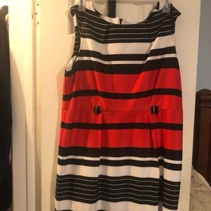 Work dress with belt, not in pic